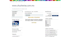 Desktop Screenshot of chucherias.webgarden.es