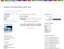 Tablet Screenshot of chucherias.webgarden.es
