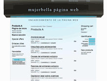 Tablet Screenshot of mujerbella.webgarden.es