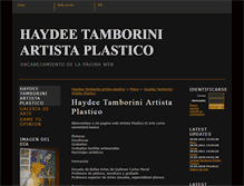 Tablet Screenshot of haydeetamborini.webgarden.es