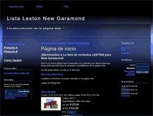 Tablet Screenshot of listalestonnewgaramond.webgarden.es