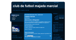 Desktop Screenshot of majadamarcial.webgarden.es