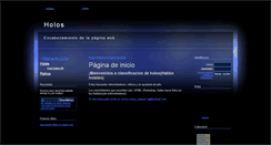 Desktop Screenshot of holos.webgarden.es