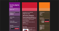Desktop Screenshot of confeccioneskyrios.webgarden.es