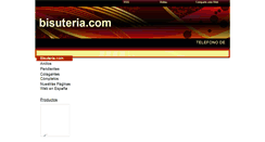 Desktop Screenshot of bisute.webgarden.es