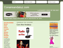 Tablet Screenshot of conaireandaluz.webgarden.es