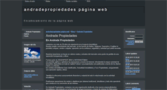 Desktop Screenshot of andradepropiedades.webgarden.es
