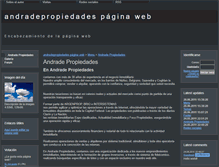 Tablet Screenshot of andradepropiedades.webgarden.es