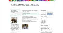 Desktop Screenshot of losansares.webgarden.es