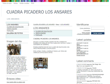 Tablet Screenshot of losansares.webgarden.es