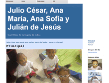 Tablet Screenshot of cuatrillizos2009.webgarden.es