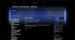 Desktop Screenshot of oasisoriginalshow.webgarden.es
